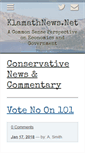 Mobile Screenshot of klamathnews.net