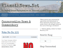 Tablet Screenshot of klamathnews.net